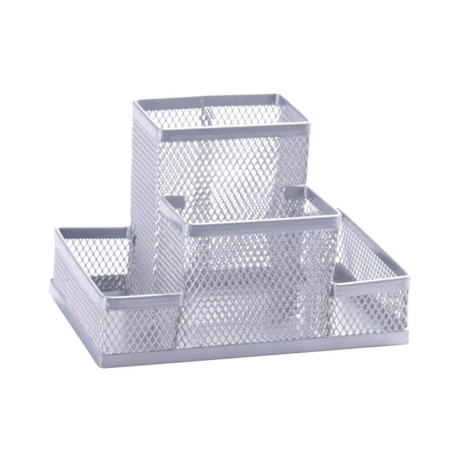 [QC015113] Drátěný stojan kombinovaný 103x100x153mm stříbrný