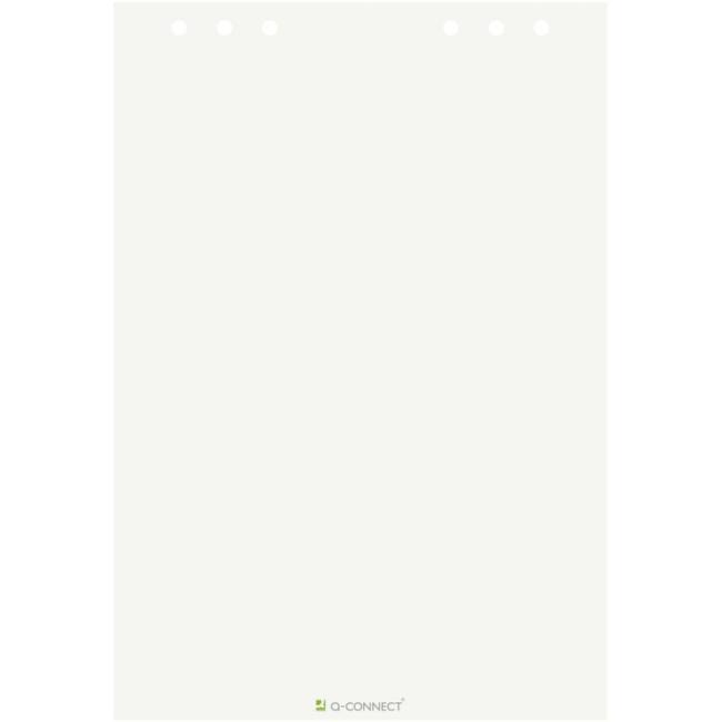 [QC015415] Flipchartový blok papíru Q-CONNECT čistý recyklovaný 20 listů, 5ks