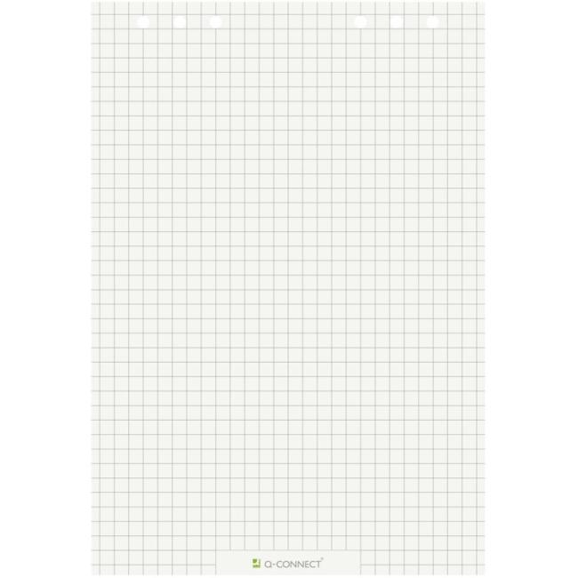 [QC015416] Flipchartový blok papíru Q-CONNECT čtverečkovaný recyklovaný 20 listů, 5ks