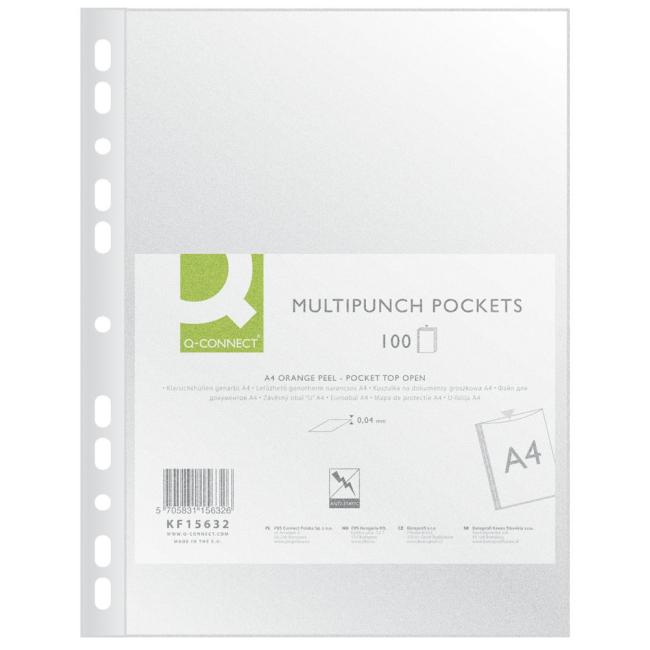 [QC015632] Euroobal Q-CONNECT A4 matný 40mic v sáčku