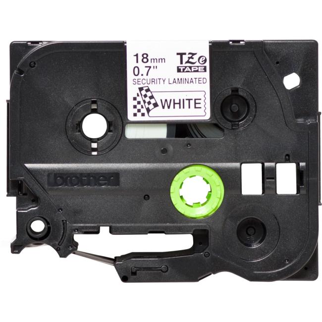 [BR004700] Bezpečnostní páska Brother TZe-SE4 18mm bílá/černá
