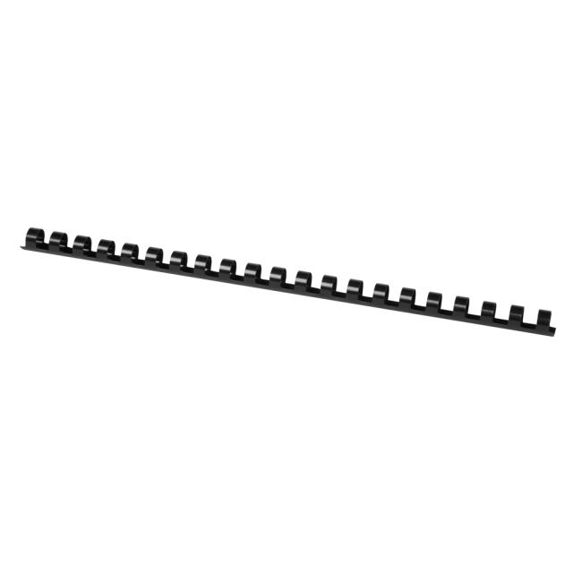 [QC024022] Plastové hřebeny Q-CONNECT 12mm černé