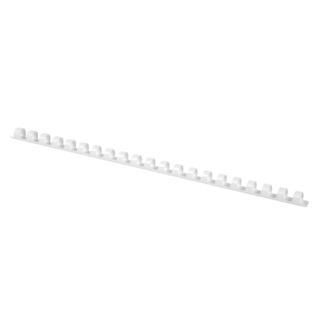 [QC024023] Plastové hřebeny Q-CONNECT 12mm bílé