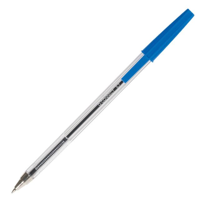 [QC034043] Kuličkové pero jednorázové Q-CONNECT M modré