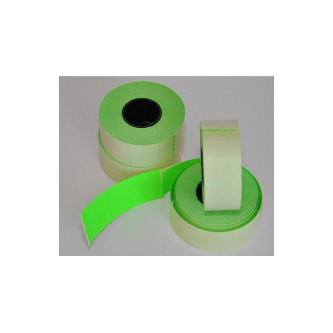 [RE251604] Etikety 25x16 signálně zelené hranaté