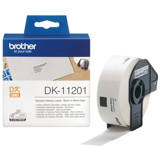 [BR112010] Samolepící etikety Brother DK-11201 29 x 90 mm adresní bílé