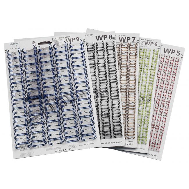 [RZ322301] Drátové hřebeny Renz 32mm bílé 2:1