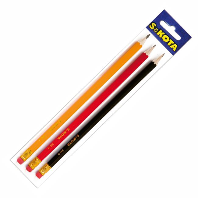 [SA001847] Tužka grafitová Sakota sada 2B, HB, 2H 3ks