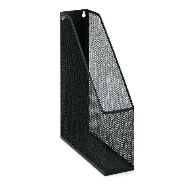 Drátěný stojan na časopisy závěsný Sakota 70x310x250mm černý