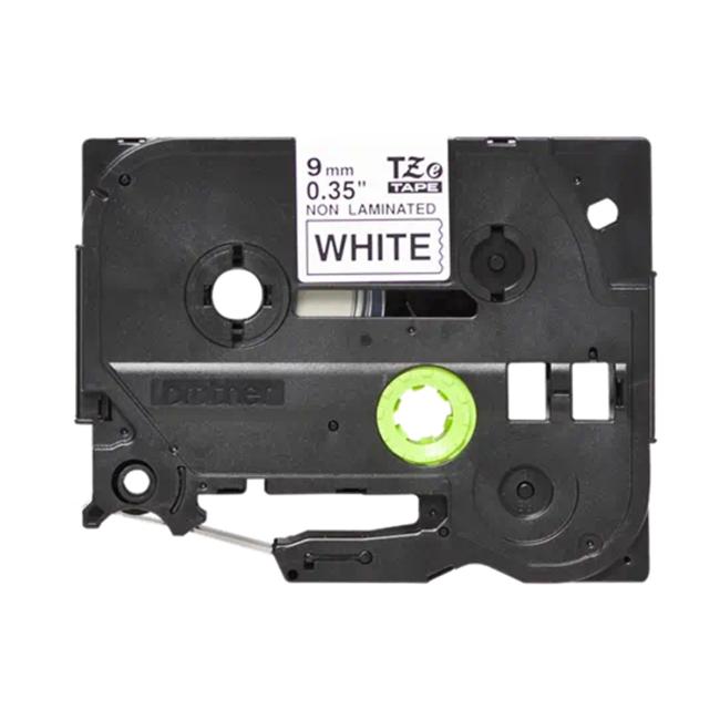 Samolepící páska Brother TZ-N221 9 mm bílá/černá