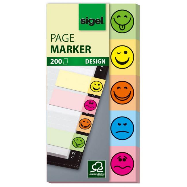 [SI000502] Záložky samolepící značkovací SMILE, 20x50, 5x40 lístků