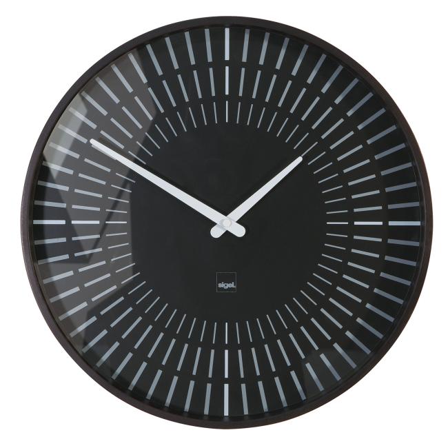 [SI100111] Nástěnné hodiny artetempus Lox 35x35cm černé