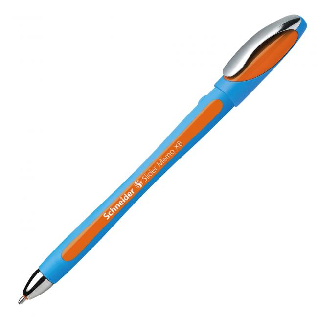 Kuličkové pero Schneider Slider memo XB oranžové