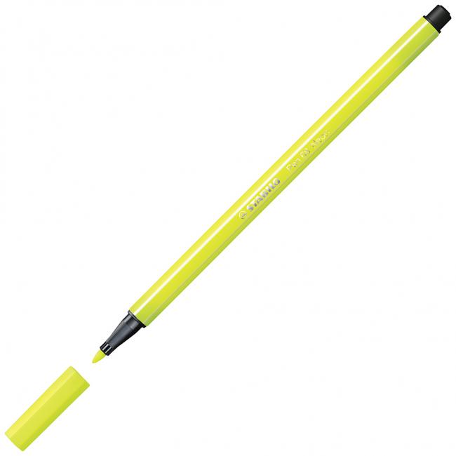Popisovač STABILO Pen 68 citrónově žlutý