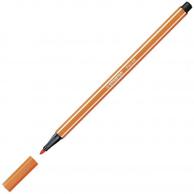 Popisovač STABILO Pen 68 rumělka světlá