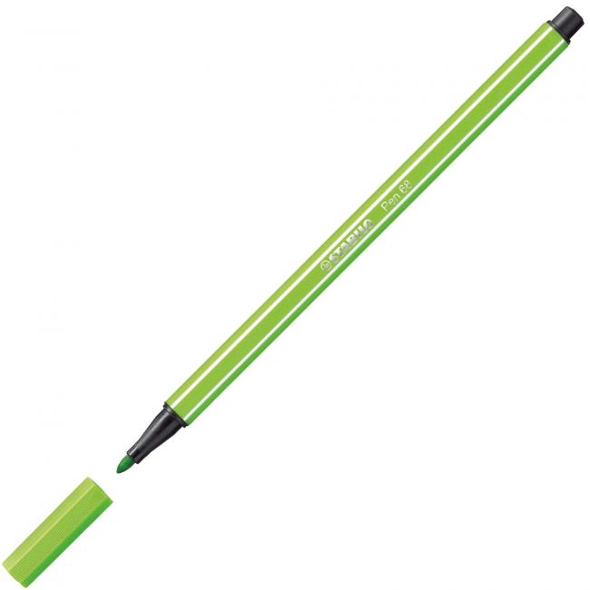 Popisovač STABILO Pen 68 světle zelený