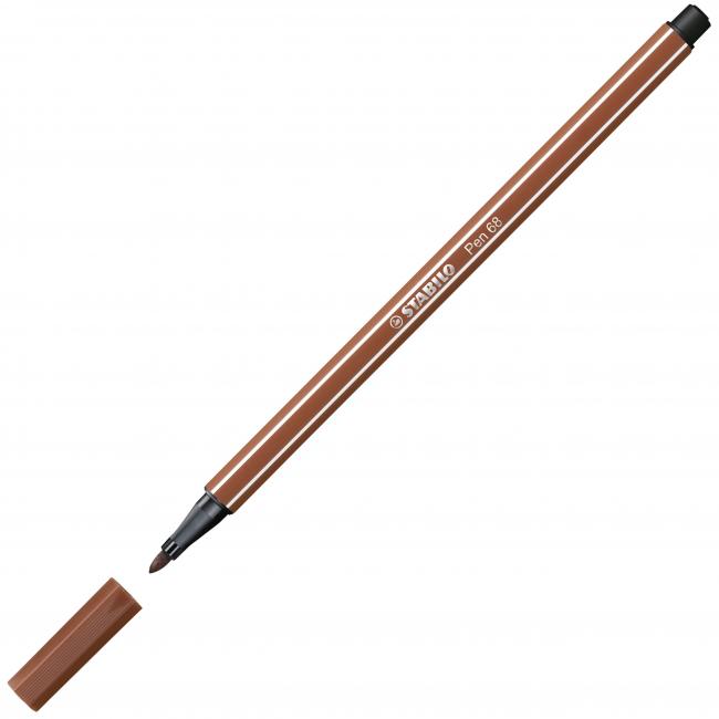 [ST006838] Popisovač STABILO Pen 68 červená hlinka