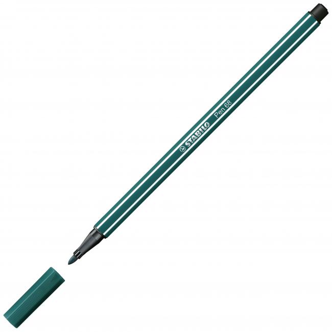 [ST006853] Popisovač STABILO Pen 68 modrozelený