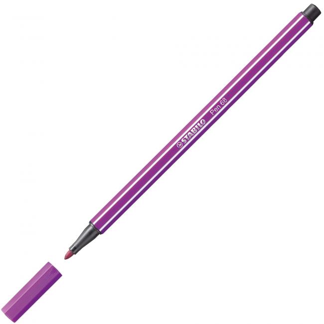 [ST006858] Popisovač STABILO Pen 68 lila
