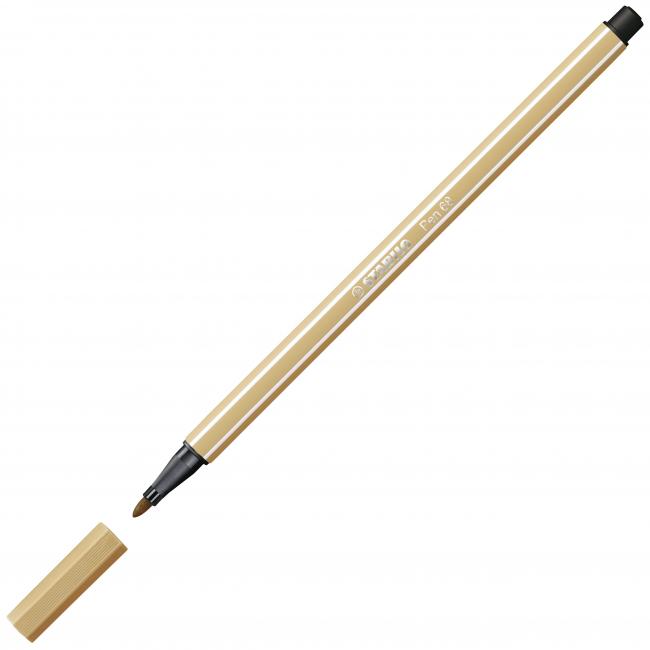 Popisovač STABILO Pen 68 světleokrový