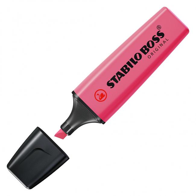 Zvýrazňovač STABILO BOSS ORIGINAL růžový