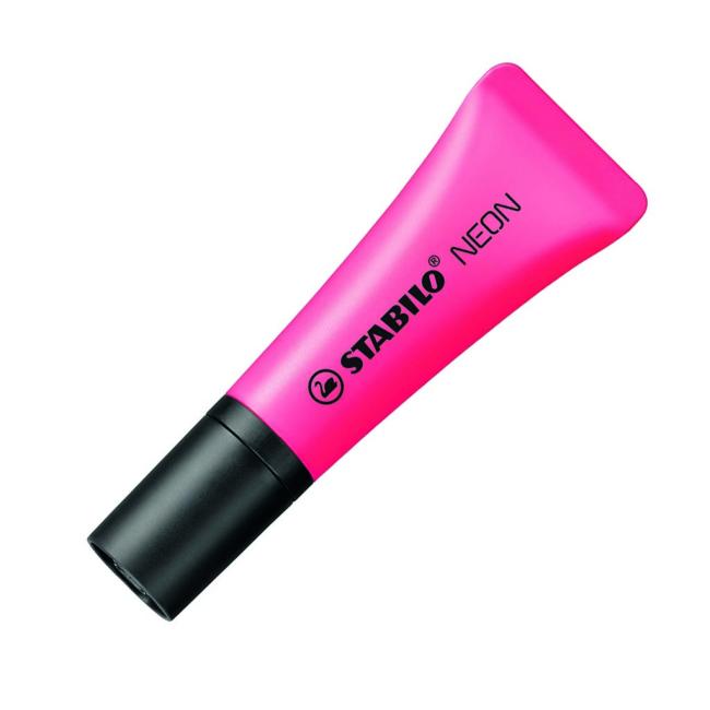 Zvýrazňovač STABILO NEON růžový