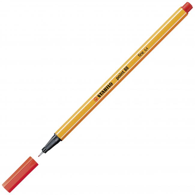 Liner STABILO Point 88 jasně červený