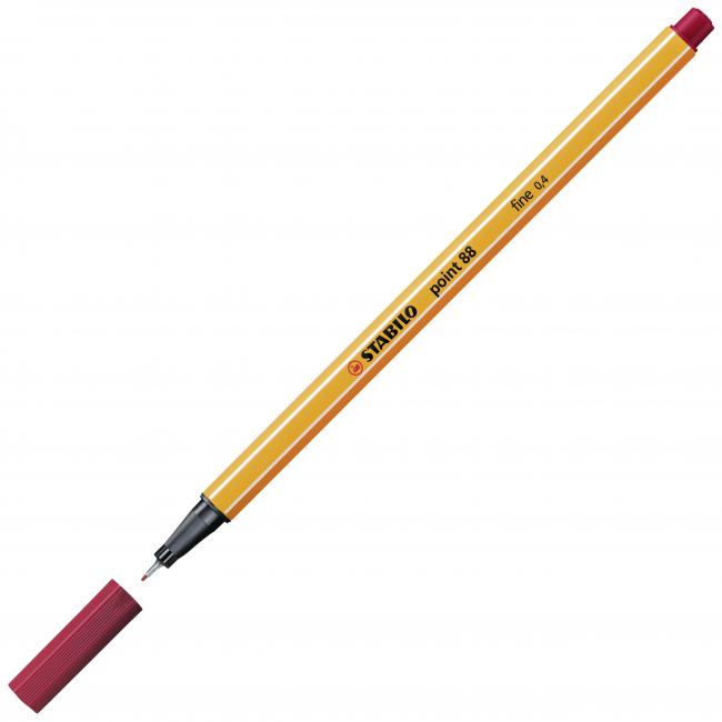 [ST008850] Liner STABILO Point 88 tmavě červený