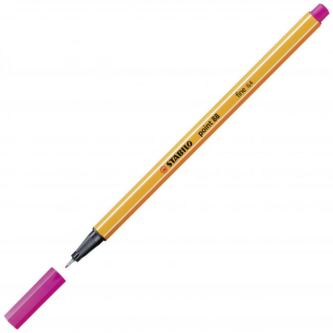 [ST008856] Liner STABILO Point 88 růžovočervený
