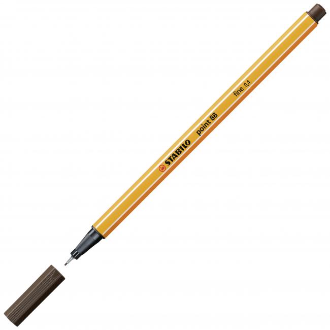 [ST008865] Liner STABILO Point 88 žlutohnědý
