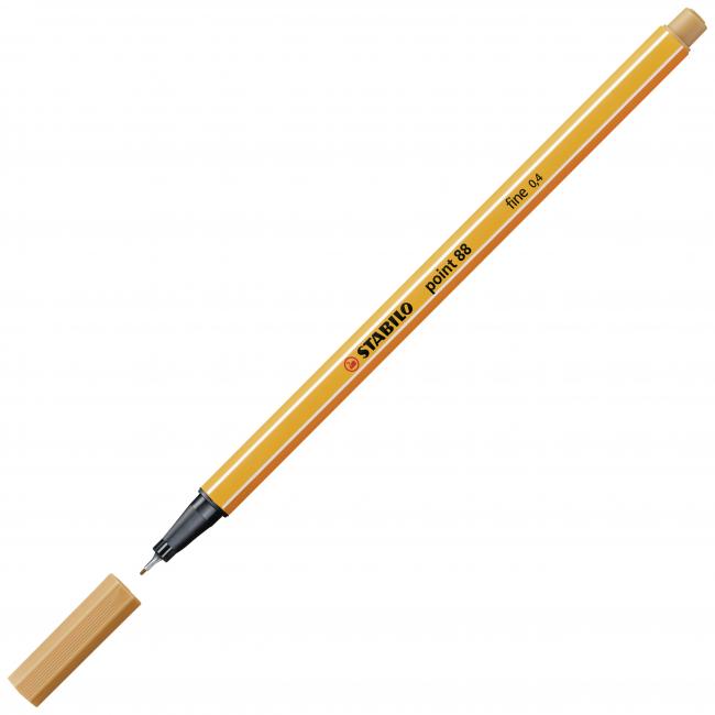 Liner STABILO Point 88 tmavý okr