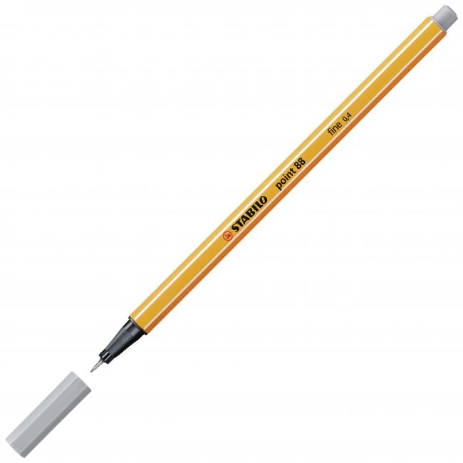 Liner STABILO Point 88 středně šedý