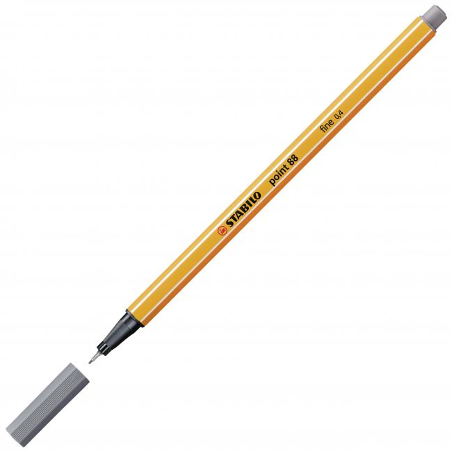 [ST008896] Liner STABILO Point 88 tmavě šedý