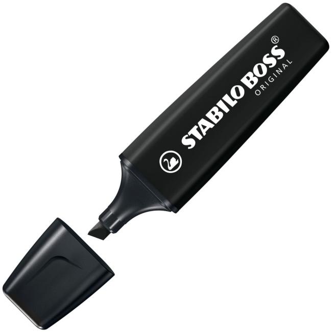 Zvýrazňovač STABILO BOSS ORIGINAL černý
