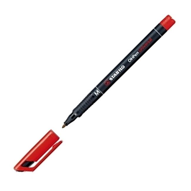 [ST084340] Popisovač OHP STABILO 843 M červený