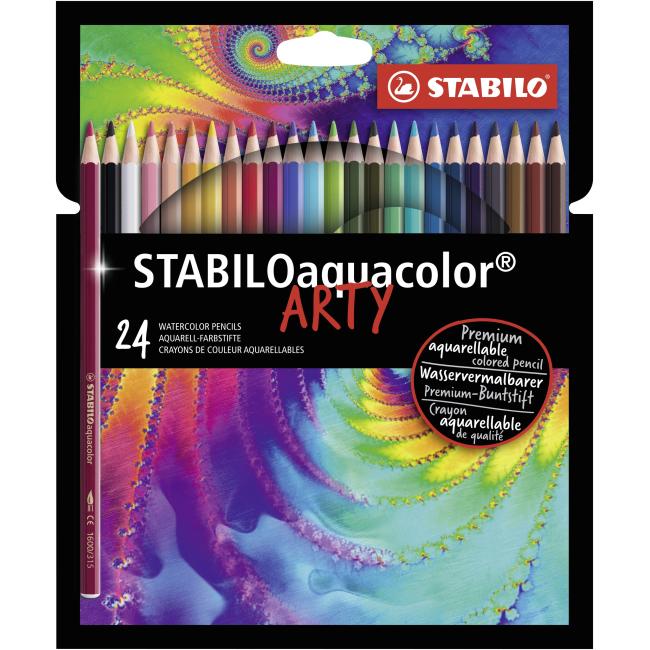 [ST162400] Barvičky STABILO aquacolor 24 ks sada ARTY