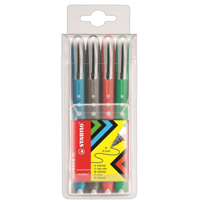 [ST201904] Sada rollerů STABILO worker colorful 4 ks