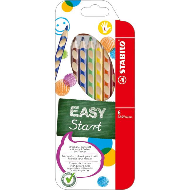 Dřevěné barvičky EASYcolors L 6sada