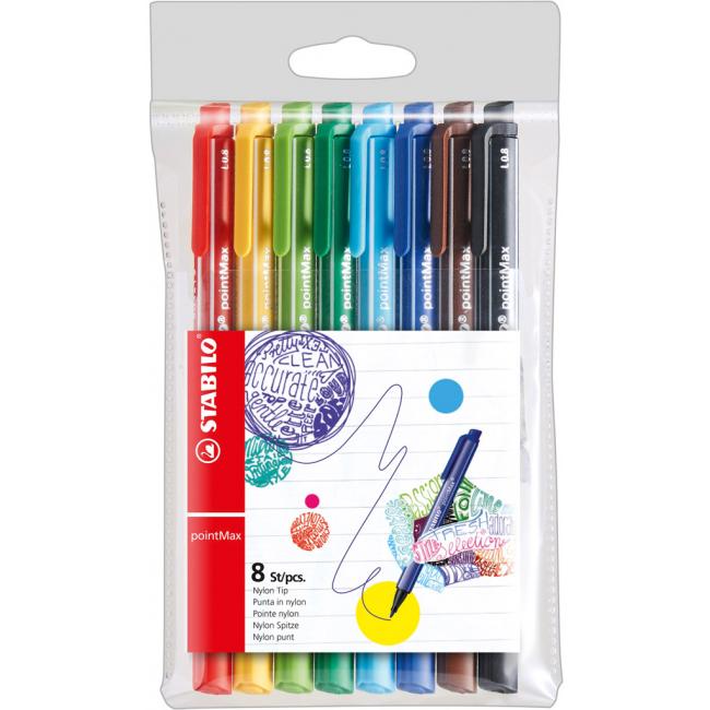 [ST488801] Sada popisovačů STABILO pointMax 8ks