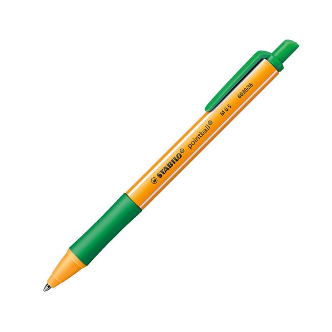 [ST603036] Kuličkové pero STABILO pointball zelené