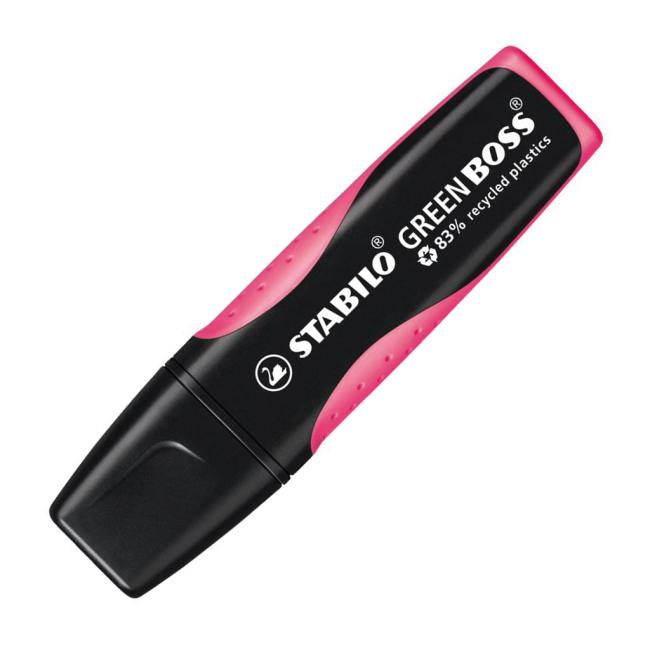 Zvýrazňovač STABILO GREEN BOSS růžový
