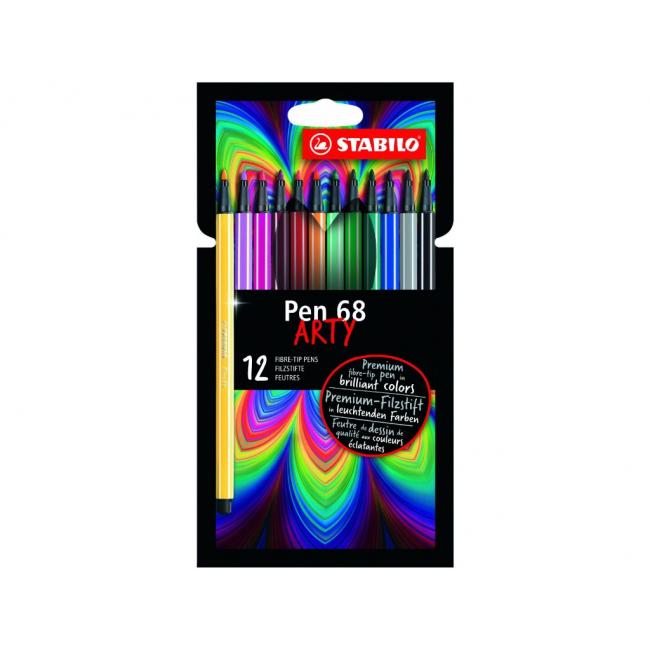 Sada popisovačů STABILO Pen 68/12S 'ARTY'