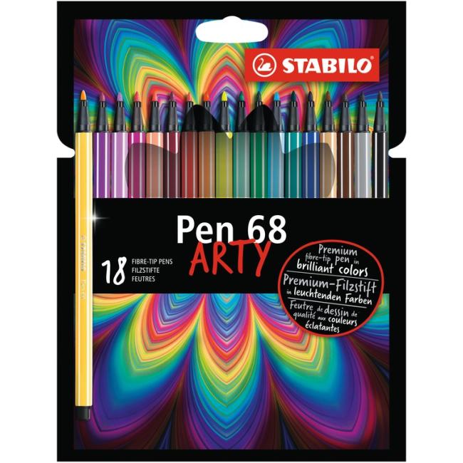 [ST681820] Sada popisovačů STABILO Pen 68/18S 'ARTY'