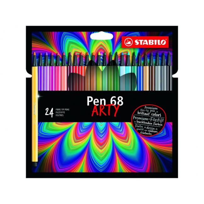 [ST682420] Sada popisovačů STABILO Pen 68/24S 'ARTY'