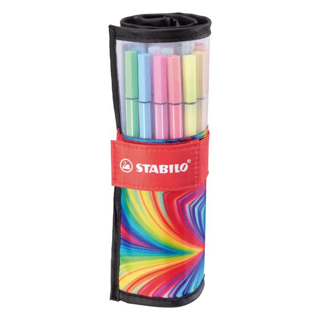Sada popisovačů STABILO Pen 68 25 ks Rollerset 'ARTY' Edition