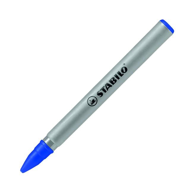 Náhradní náplň do rolleru Stabilo Easy original fine modrá, 3 ks
