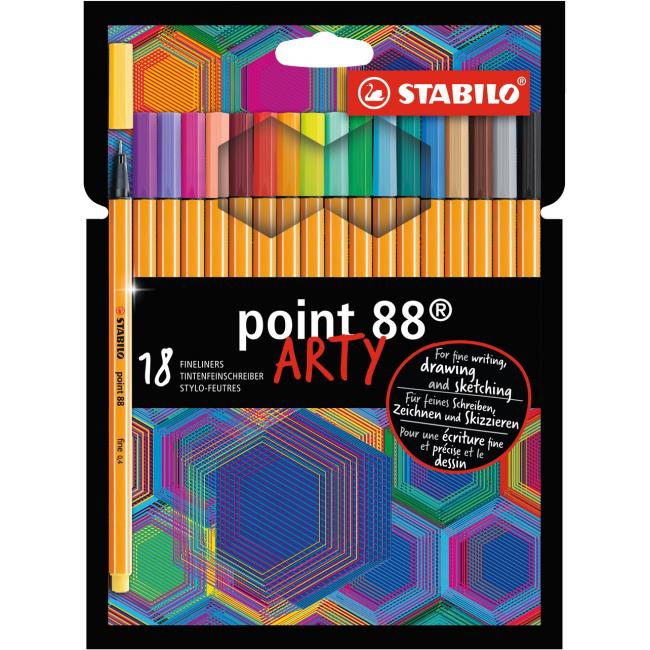 [ST881820] Sada linerů STABILO point 88/18S 'ARTY'