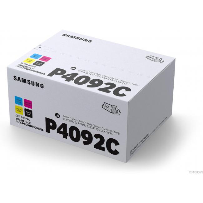 [SU008221] Toner Samsung CLT-P4092C kombin. balení K/C/M/Y pro CLX-3170/3175/4175