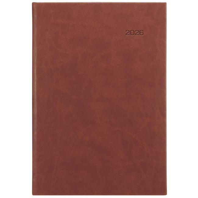 [TA5340] Viva týdenní diář A5 14,8 x 21 cm hnědá 2026