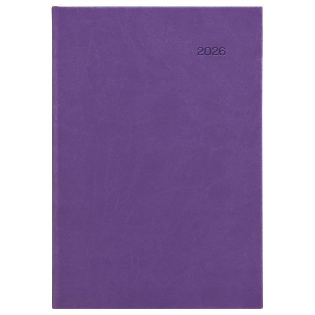 Viva týdenní diář A5 14,8 x 21 cm fialová 2026
